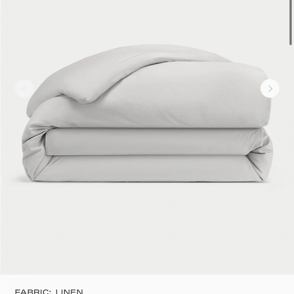 NWT Cozy Earth Linen Bamboo Duvet Cover
